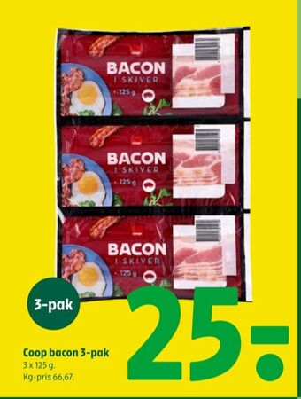 Coop 365 Coop baconskiver tilbud