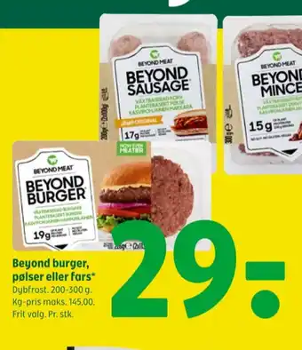 Coop 365 Beyond meat vegetarpølser tilbud