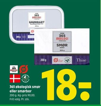 Coop 365 Thise smør tilbud