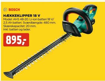 jem & fix Hækkeklipper 18 v tilbud