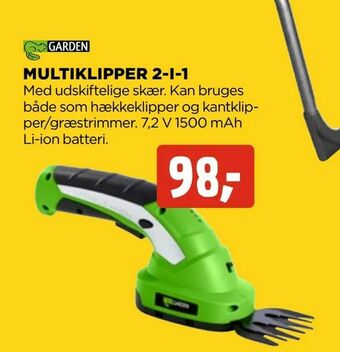 jem & fix Multiklipper 2-i-1 tilbud