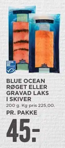 MENY Røget el. gravad laks tilbud