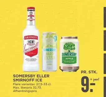 Somersby eller smirnoff