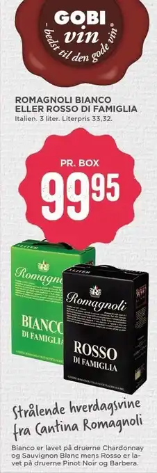 MENY Romagnoli el. Rosso tilbud