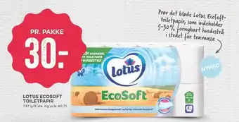 MENY Lotus ecosoft toiletpair tilbud