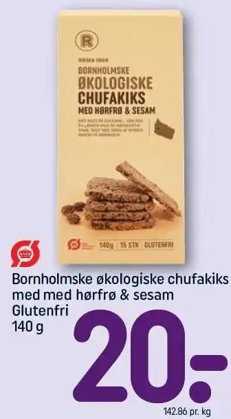 REMA 1000 Bornholmske øko chufakiks tilbud