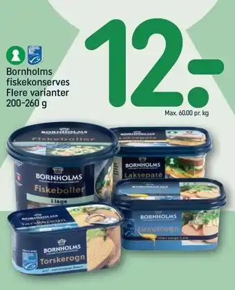 REMA 1000 Bornholms fiskekonserves tilbud