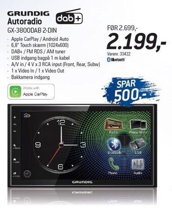 Thansen Grundig Autoradio tilbud