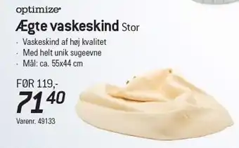 ægte vaskeskind stor