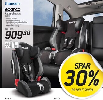 Thansen Autostol F1000KI tilbud