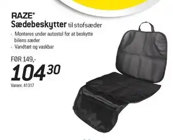 Thansen Sædebeskytter til stofsæder tilbud
