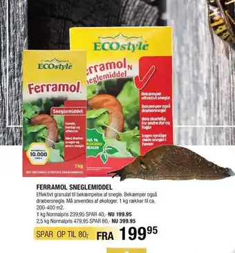 Ferramol sneglemiddel