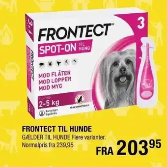Land & Fritid Frontect til hunde tilbud