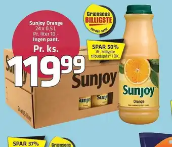Fleggaard Sunhoy orange tilbud