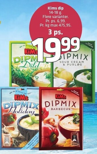 Fleggaard Kims dip tilbud
