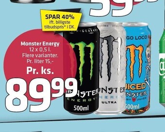 Fleggaard Monster Energy tilbud