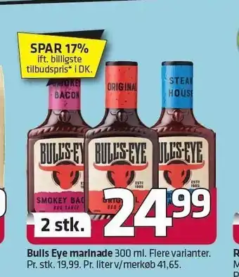 Bulls eye marinade
