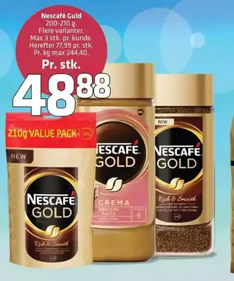 Fleggaard Nescafé Guld - Flere varianter tilbud