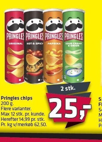 Fleggaard Pringles chips tilbud