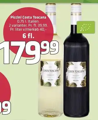 Fleggaard Piccini Costa Toscana 6 flasker tilbud