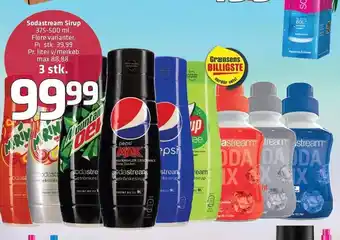 Fleggaard Sodastream Sirup 3 stk. - Flere varianter tilbud