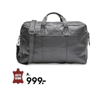 Bilka Rejsetaske i skind tilbud