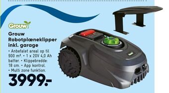 Bilka Grouw Robotplæneklipper inkl. garage tilbud