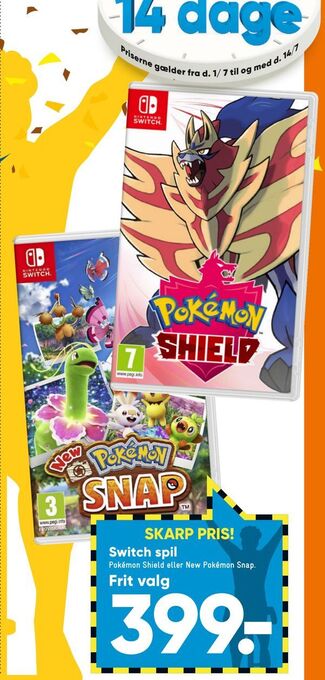 Bilka Switch spil tilbud