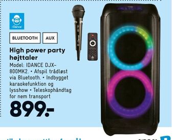 Bilka High power party højttaler tilbud