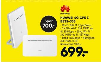 Bilka Huawei 4g cpe 3 b535-333 tilbud