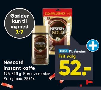Nescafé instant kaffe