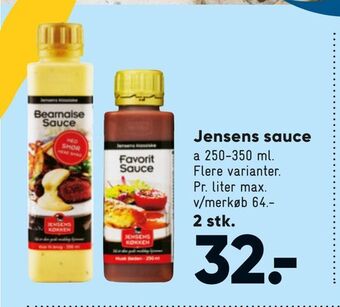 Bilka Jensens sauce tilbud