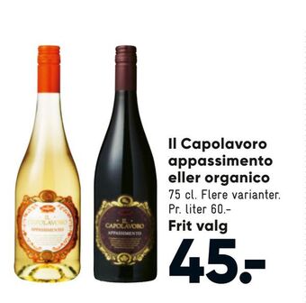 Bilka Il Capolavoro appassimento eller organico tilbud