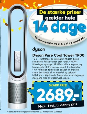 Bilka Dyson Pure Cool Tower TP00 tilbud