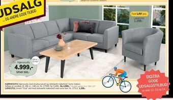Daells Bolighus Hjørnesofa tilbud