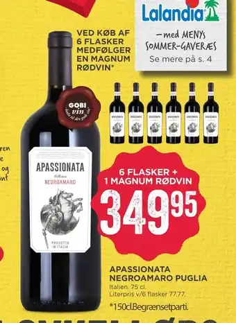 Apassionata negroamaro puglia
