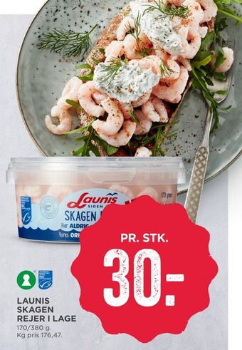MENY Launis skagen rejer i lage tilbud