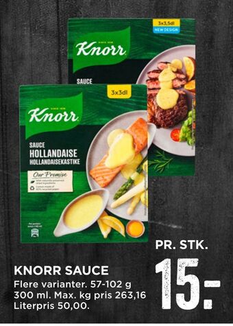 MENY Knorr sauce tilbud