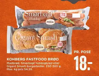 Kohberg fastfood brød
