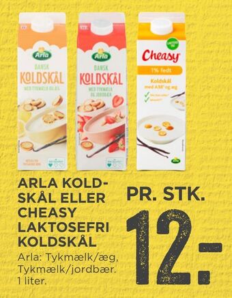 MENY Arla koldskål eller cheasy laktosefri koldskål tilbud