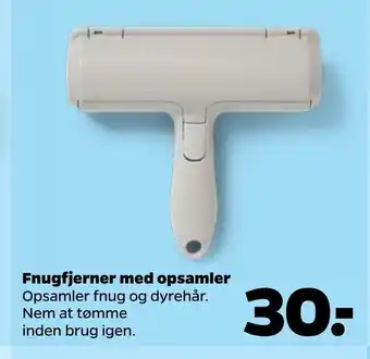 Fnugfjerner med opsamler