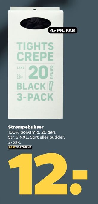 Netto Strømpebukser tilbud