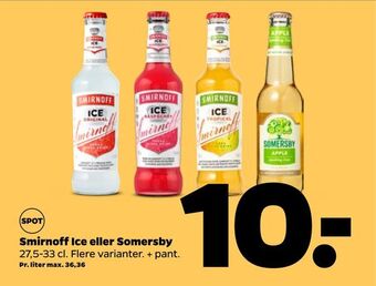 Netto Smirnoff Ice eller Somersby tilbud