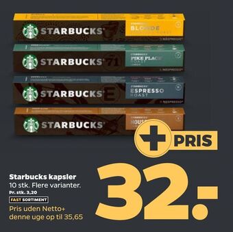 Netto Starbucks kapsler tilbud