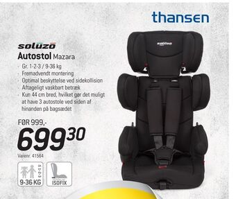 Thansen Autostol tilbud