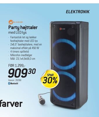 Thansen Party højttaler tilbud