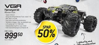 Thansen Fjernstyret bil Monster Truck tilbud
