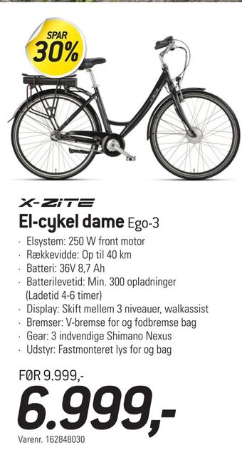 Thansen El-cykel dame tilbud