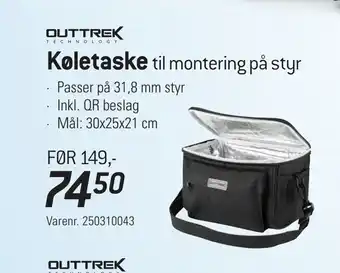 Thansen Køletaske til montering på styr tilbud