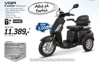 Thansen El-scooter tilbud